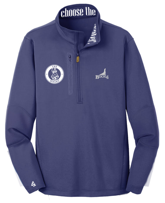 The Wharf Embroidered 1/4 zips